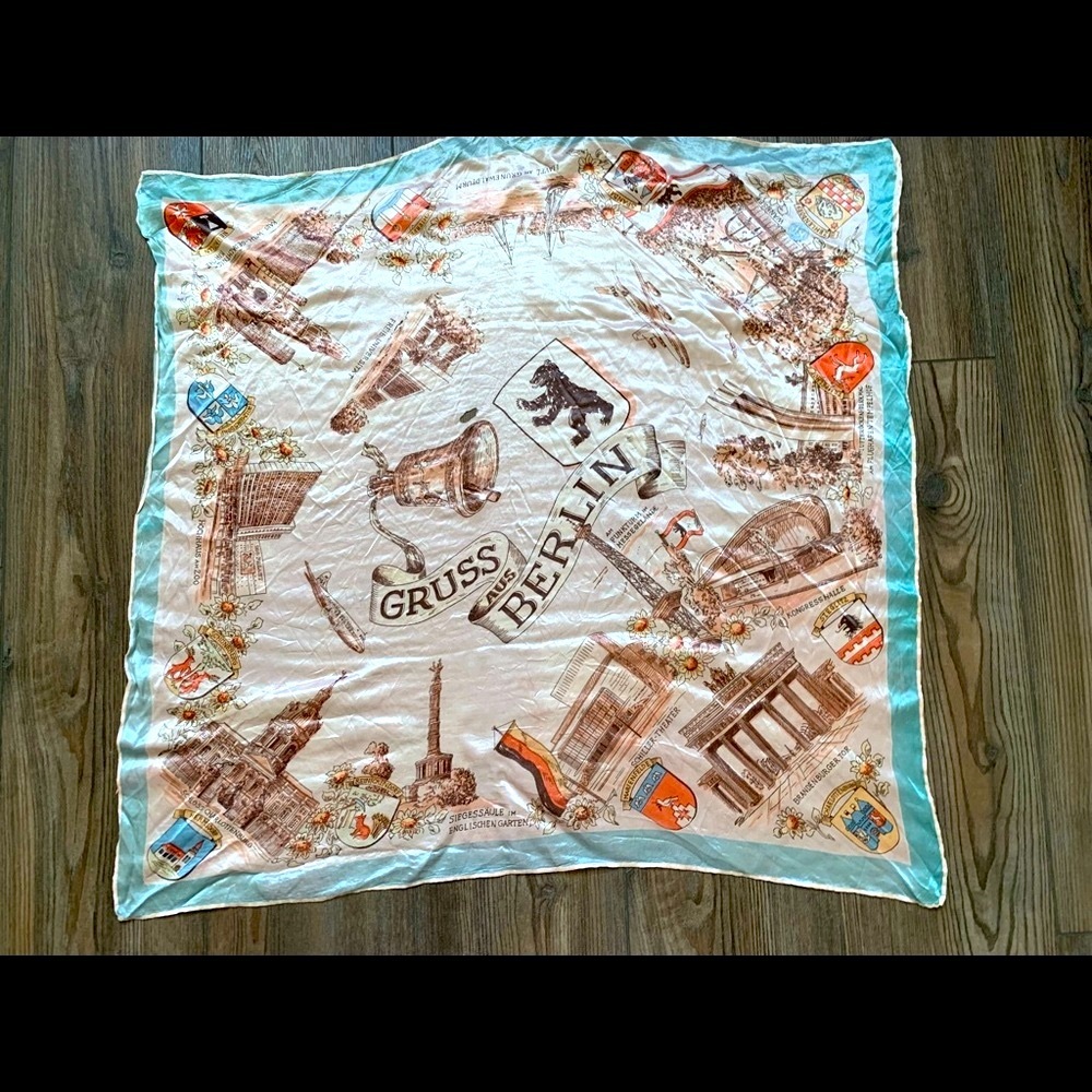 Berlin Souvenir Silk Scarf